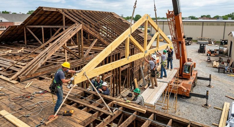 Broken Truss Repair in Wilmington, NC
